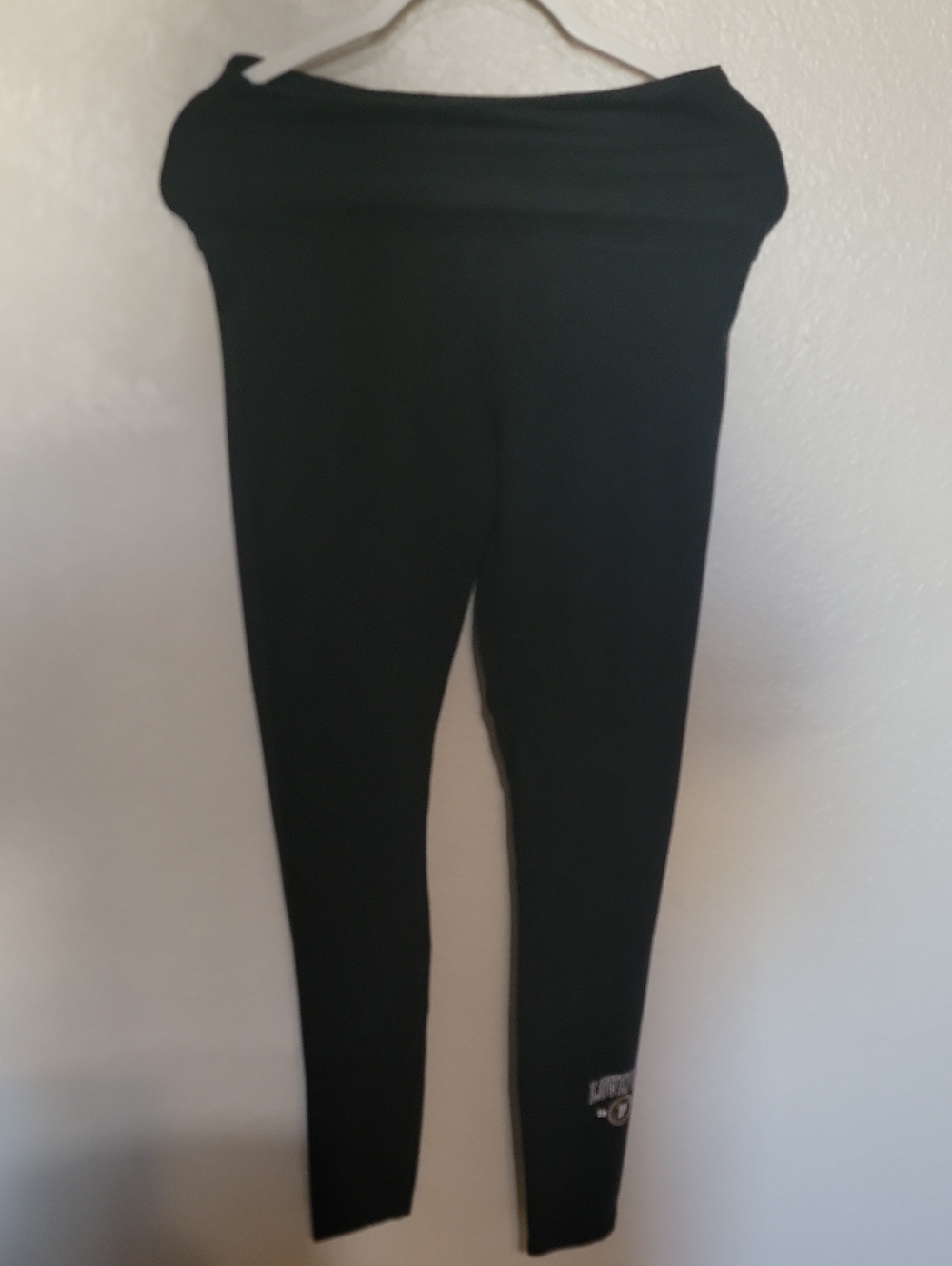 Victoria's Secret Black Leggings - Solid Black